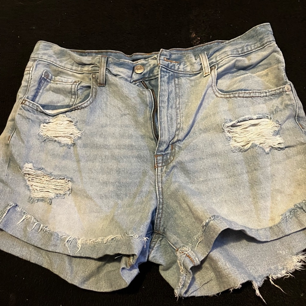 Distressed Denim Women's Shorts